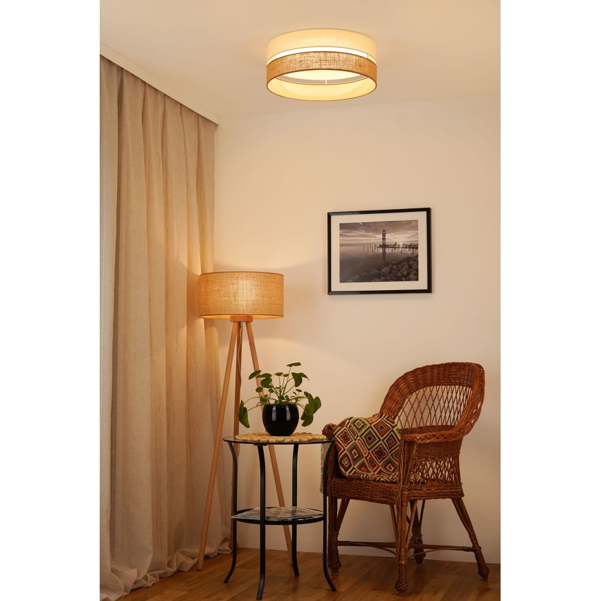 Brilagi - LED taklampa ROYAL YUTE LED/24W/230V diameter 45 cm beige/grädde