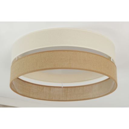 Brilagi - LED taklampa ROYAL YUTE LED/24W/230V diameter 45 cm beige/grädde