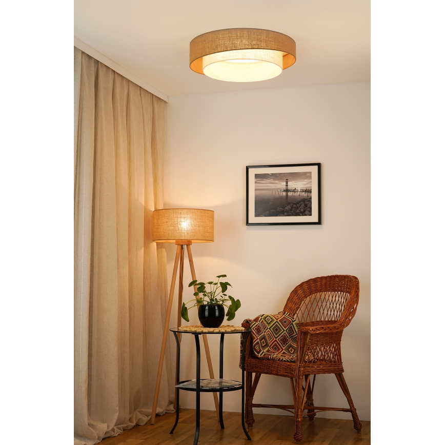 Brilagi - LED taklampa SHINE LED/24W/230V diameter 60 cm beige/grädde