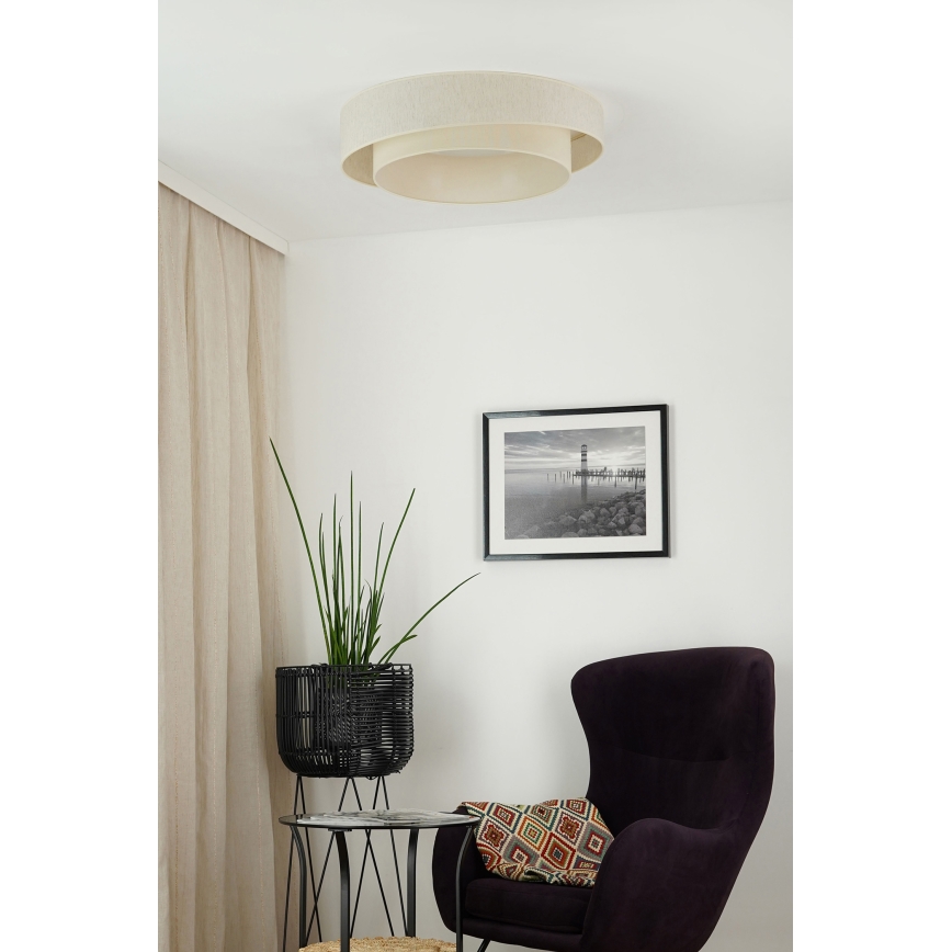 Brilagi - LED taklampa SHINE LED/26W/230V diameter 60 cm grädde