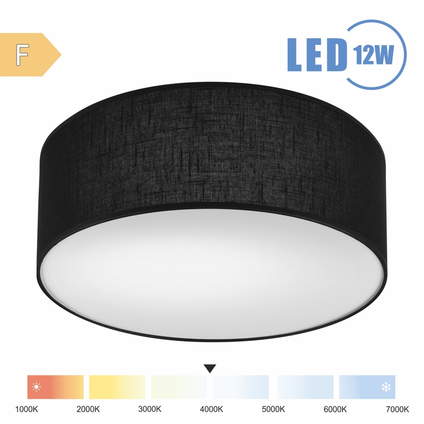 Brilagi - LED taklampa SIRIJA LED/12W/230V diameter 35 cm svart