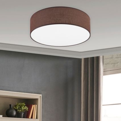 Brilagi - LED taklampa SIRIJA LED/24W/230V diameter 45 cm brun