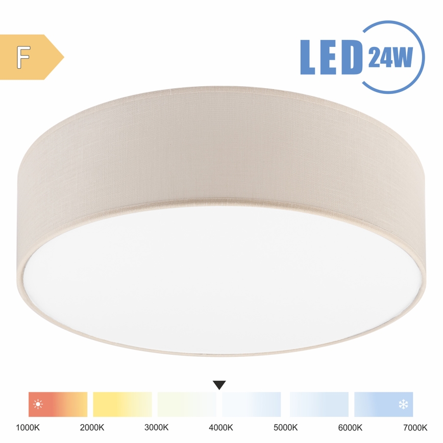 Brilagi - LED taklampa SIRIJA LED/24W/230V diameter 45 cm grädde