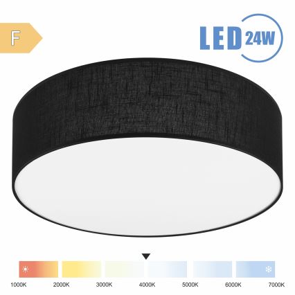 Brilagi - LED taklampa SIRIJA LED/24W/230V diameter 45 cm svart