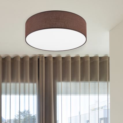 Brilagi - LED taklampa SIRIJA LED/36W/230V diameter 45 cm brun
