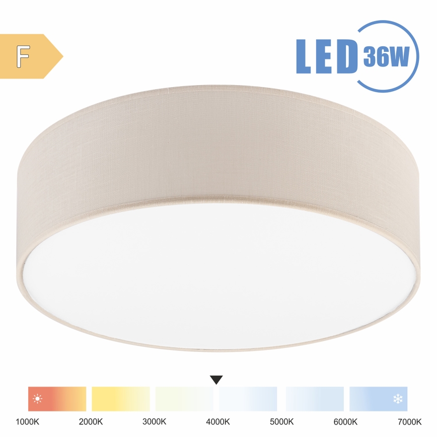Brilagi - LED taklampa SIRIJA LED/36W/230V diameter 45 cm grädde