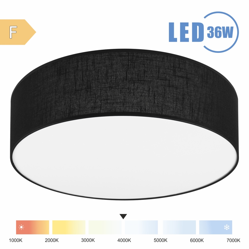 Brilagi - LED taklampa SIRIJA LED/36W/230V diameter 45 cm svart