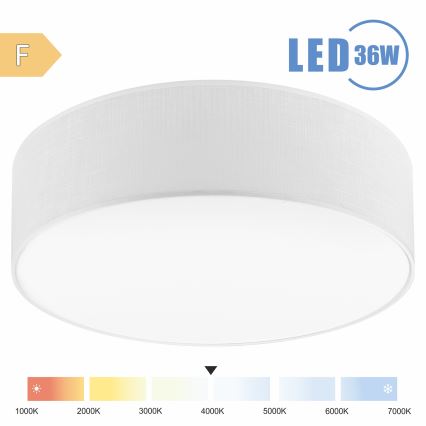 Brilagi - LED taklampa SIRIJA LED/36W/230V diameter 45 cm vit