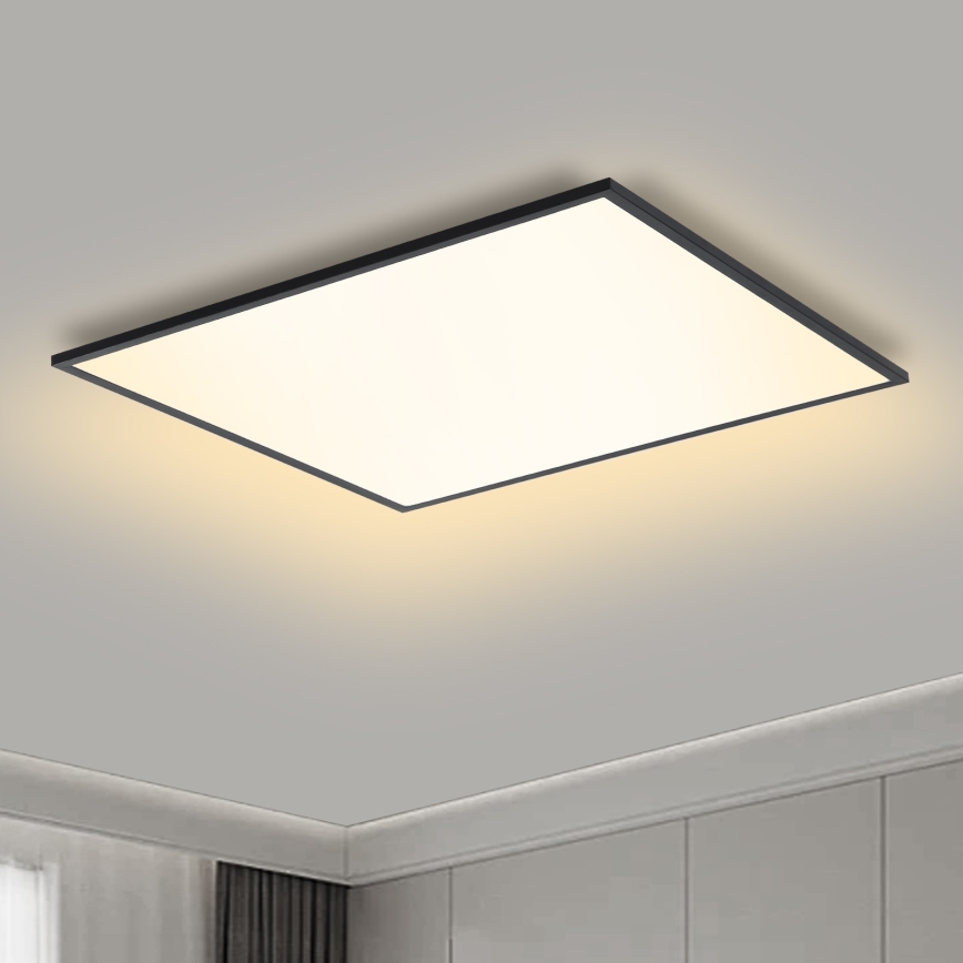 Brilagi - LED taklampa SLIMFRAME LED/58W/230V 60x60 cm svart