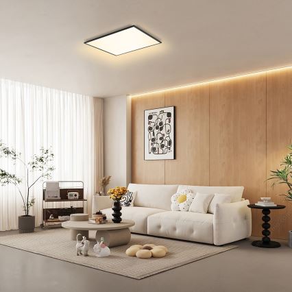 Brilagi - LED taklampa SLIMFRAME LED/58W/230V 60x60 cm svart
