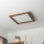 Brilagi - LED taklampa SLIMFRAME WOOD LED/36W/230V 49,5x49,5 cm brun