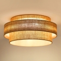 Brilagi - LED taklampa SPACE YUTE LED/12W/230V diameter 50 cm 3000K/4000K/6400K beige