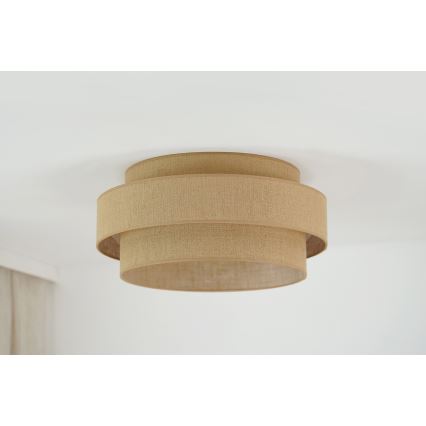 Brilagi - LED taklampa SPACE YUTE LED/12W/230V diameter 50 cm 3000K/4000K/6400K beige