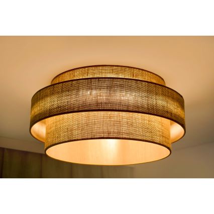Brilagi - LED taklampa SPACE YUTE LED/12W/230V diameter 50 cm 3000K/4000K/6400K beige