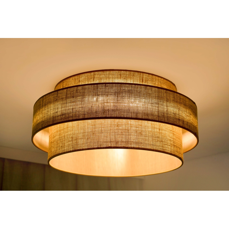 Brilagi - LED taklampa SPACE YUTE LED/12W/230V diameter 50 cm 3000K/4000K/6400K beige