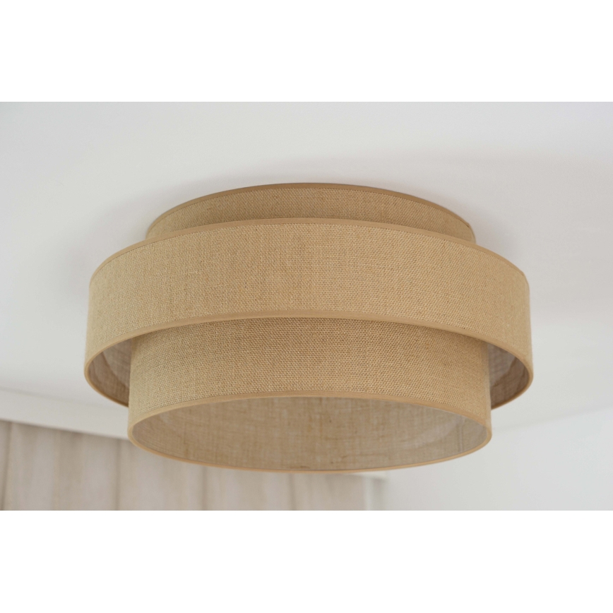 Brilagi - LED taklampa SPACE YUTE LED/12W/230V diameter 50 cm 3000K/4000K/6400K beige