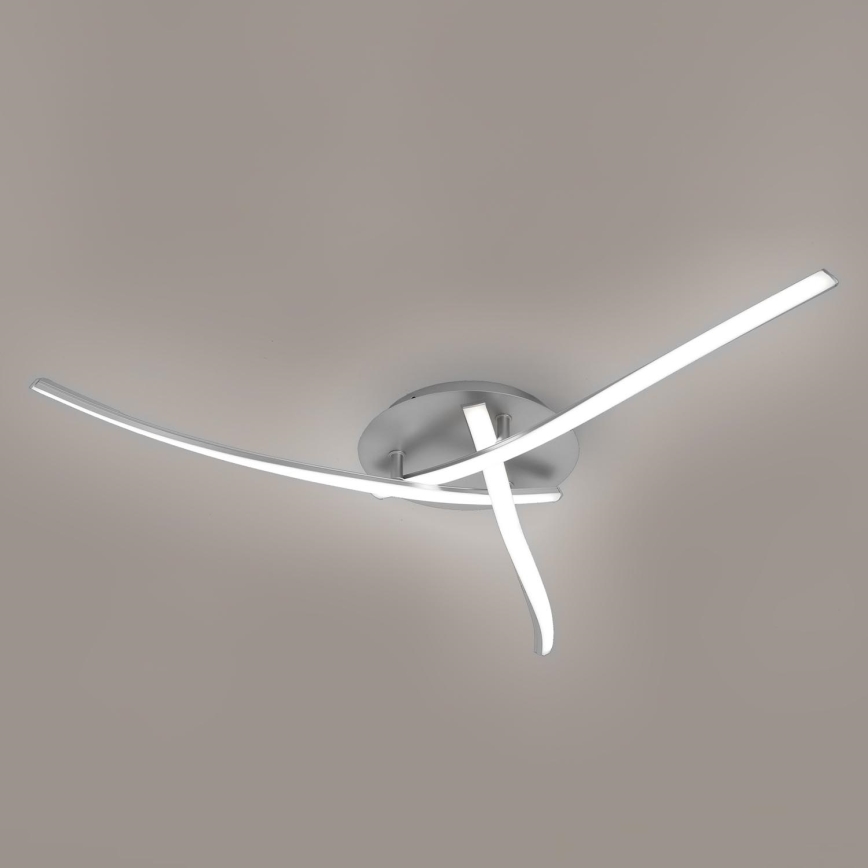 Brilagi - LED taklampa STRIPES LED/24W/230V diam. 64 cm silverfärgad