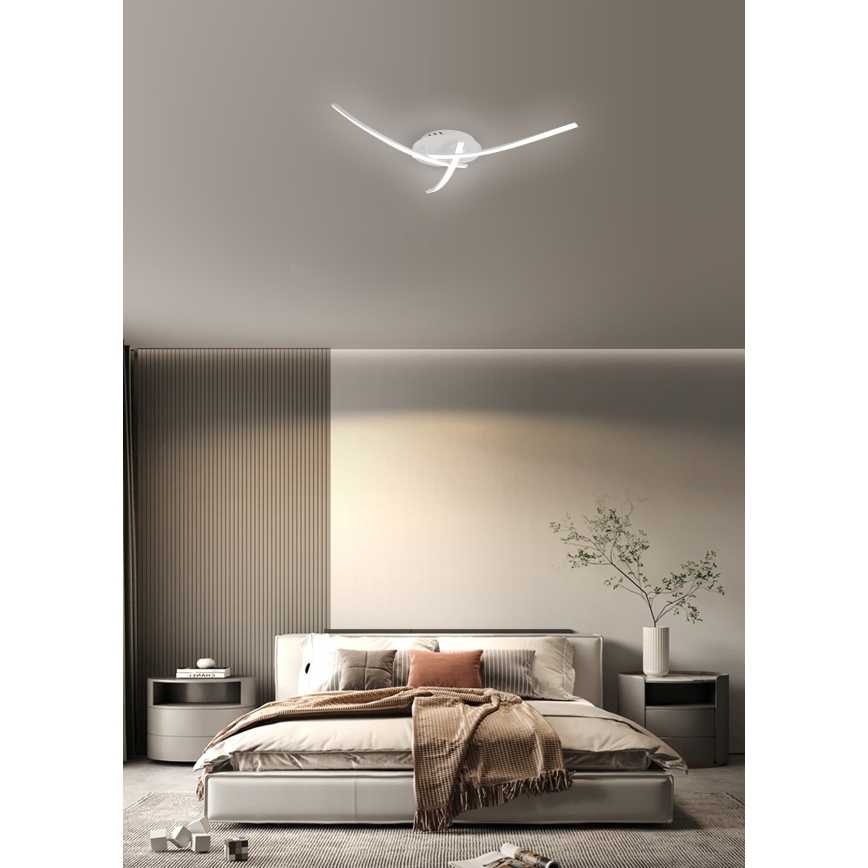 Brilagi - LED taklampa STRIPES LED/24W/230V vit