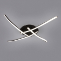 Brilagi - LED taklampa STRIPES LED/32W/230V 60x60 cm svart
