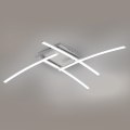 Brilagi - LED-taklampa STRIPES LED/32W/230V 69x69 cm silver