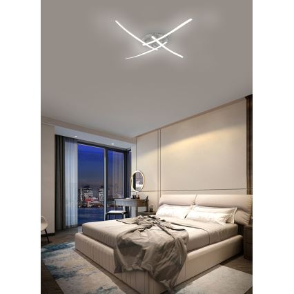 Brilagi - LED taklampa STRIPES LED/32W/230V silver