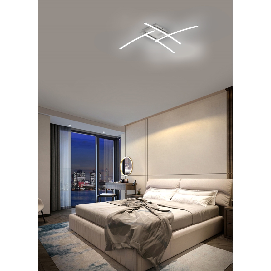 Brilagi - LED taklampa STRIPES LED/32W/230V silver