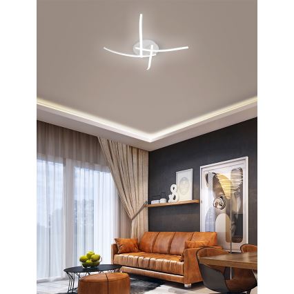 Brilagi - LED taklampa STRIPES LED/32W/230V vit
