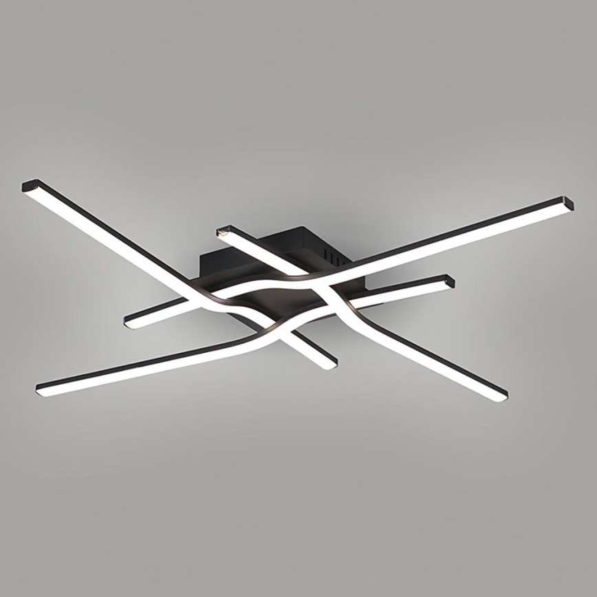 Brilagi - LED taklampa STRIPES LED/38W/230V svart