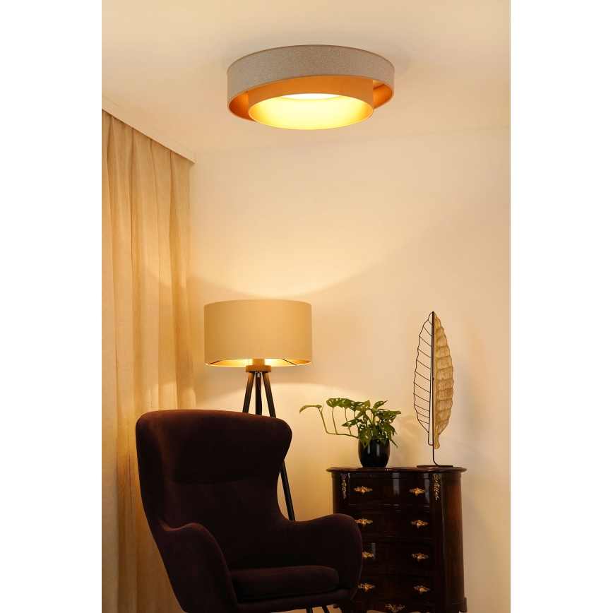 Brilagi - LED taklampa VEGAS SHINE LED/24W/230V diameter 60 cm beige/grädde