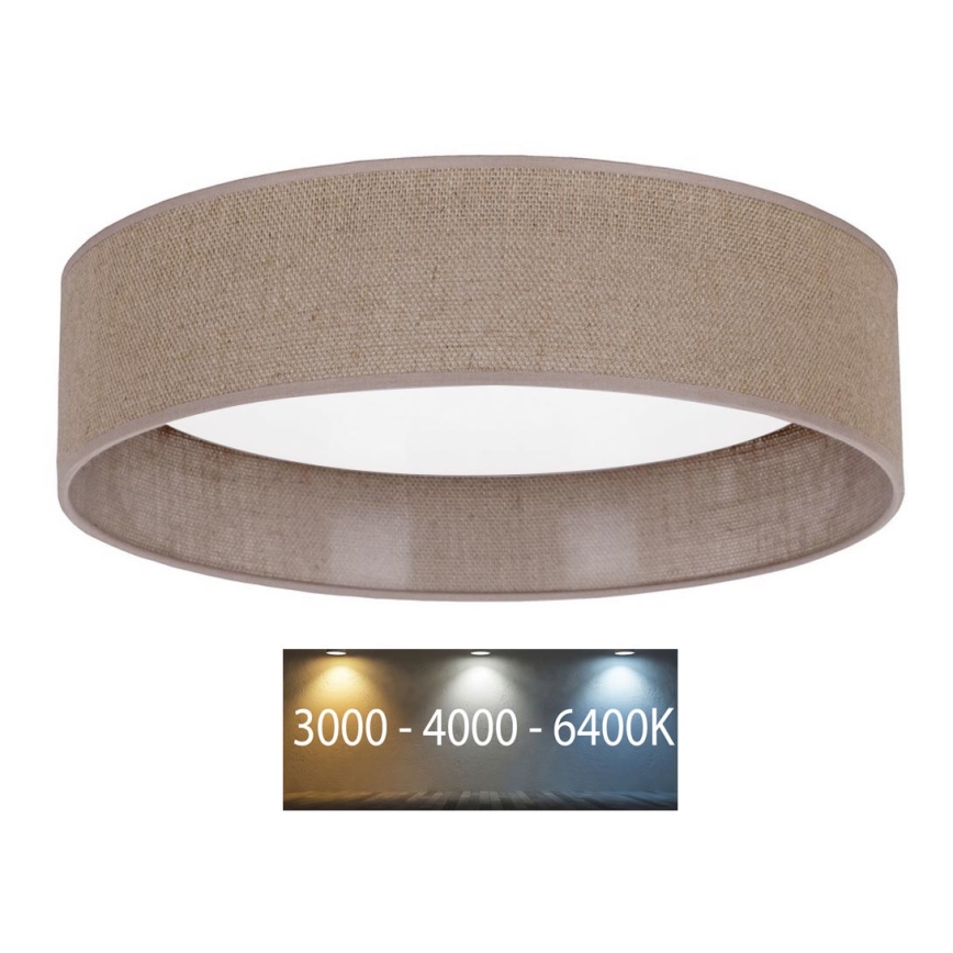 Brilagi - LED Taklampa VELVET LED/24W/230V 3000/4000/6400K beige