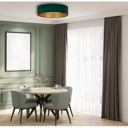 Brilagi - LED Taklampa VELVET LED/24W/230V 3000/4000/6400K grön/guld
