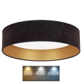 Brilagi - LED Taklampa  VELVET LED/24W/230V 3000/4000/6400K svart/guld