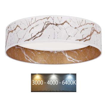 Brilagi - LED Taklampa VELVET LED/24W/230V 3000/4000/6400K vit/guld