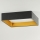 Brilagi - LED taklampa VELVET SQUARE LED/24W/230V 43x43 cm grå
