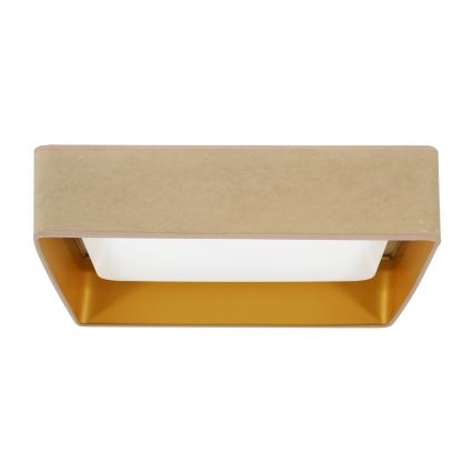 Brilagi - LED taklampa VELVET SQUARE LED/24W/230V beige