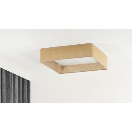Brilagi - LED taklampa VELVET SQUARE LED/24W/230V brun
