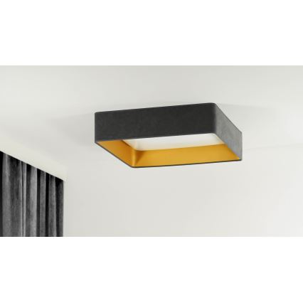 Brilagi - LED taklampa VELVET SQUARE LED/24W/230V grå