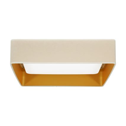 Brilagi - LED taklampa VELVET SQUARE LED/24W/230V grädde
