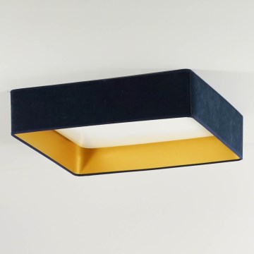 Brilagi - LED taklampa VELVET SQUARE LED/24W/230V mörkblå