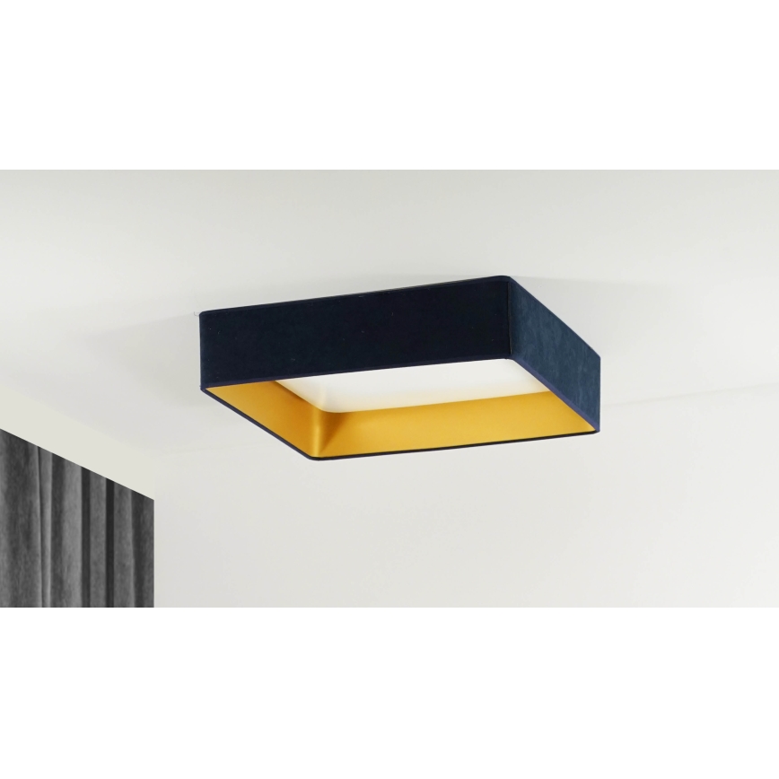 Brilagi - LED taklampa VELVET SQUARE LED/24W/230V mörkblå