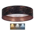Brilagi - LED Taklampa VELVET STAR LED/36W/230V d. 55 cm 3000K/4000K/6400K svart/koppar