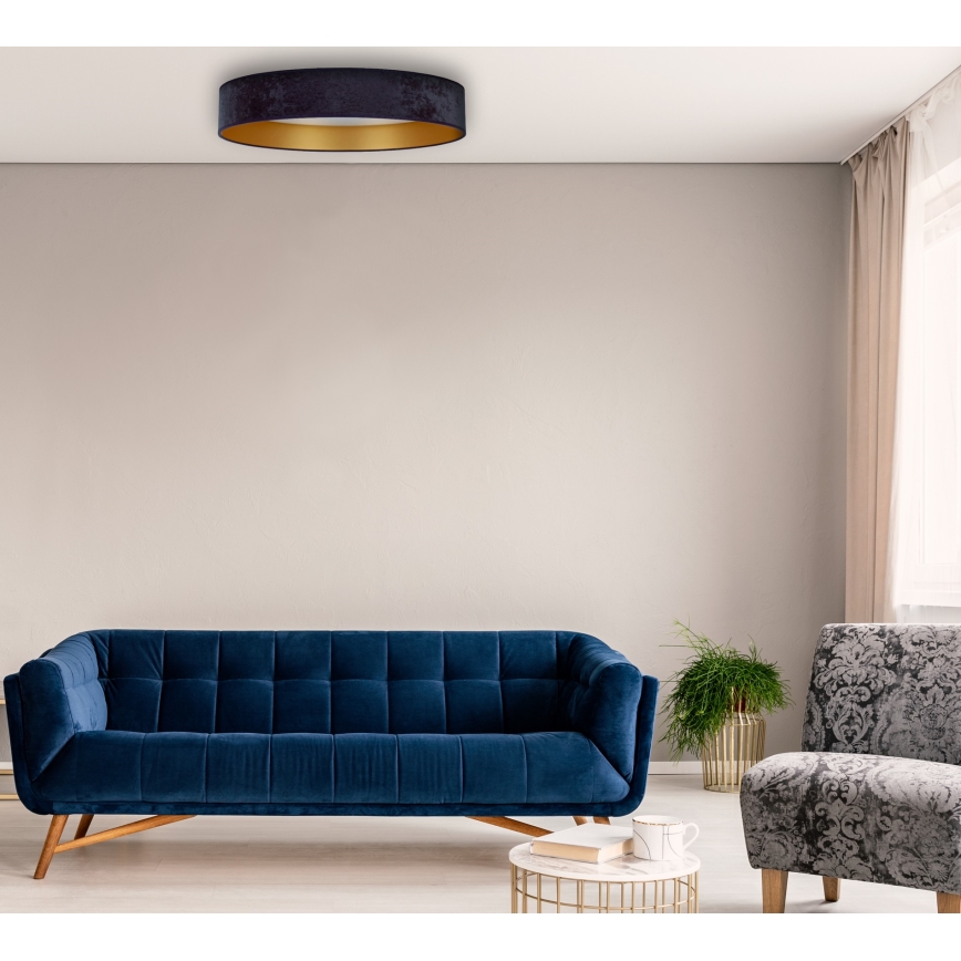 Brilagi - LED Taklampa VELVET STAR LED/36W/230V d. 55 cm 3000K/4000K/6400K blå/guld