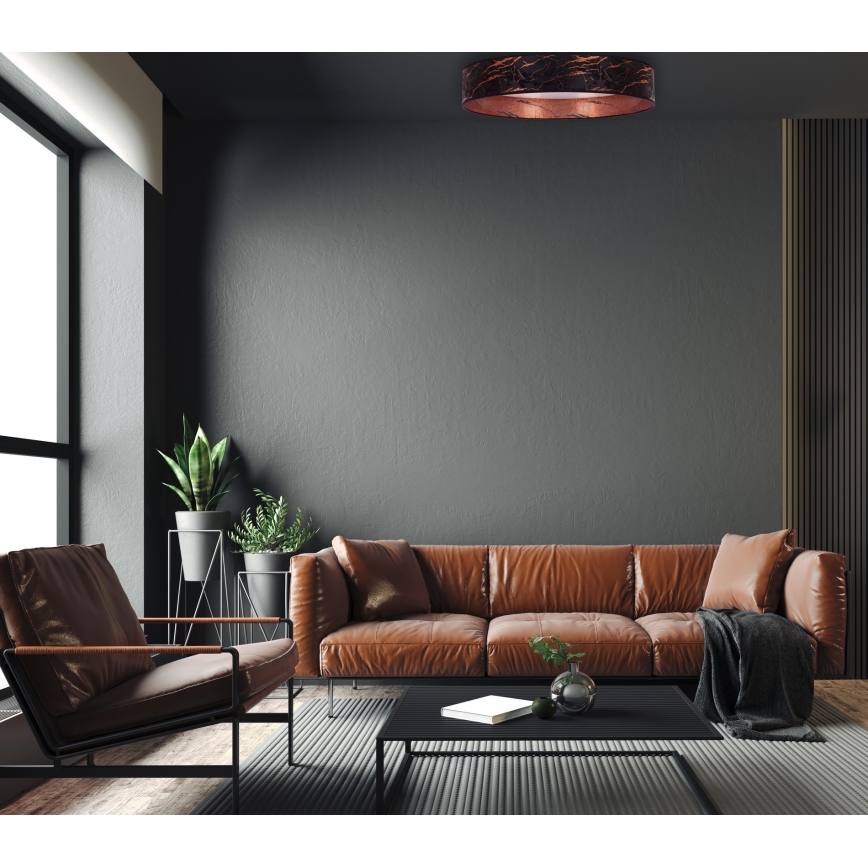 Brilagi - LED Taklampa VELVET STAR LED/36W/230V d. 55 cm 3000K/4000K/6400K svart/koppar