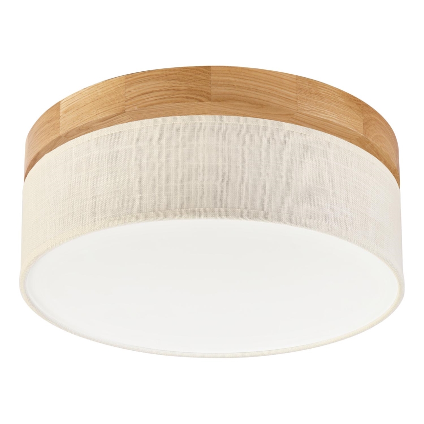 Brilagi - LED Taklampor BELLADONNA LED/20W/230V diameter 30 cm krämfärgad/ek