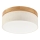 Brilagi - LED Taklampor BELLADONNA LED/20W/230V diameter 30 cm krämfärgad/ek