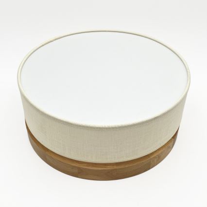 Brilagi - LED Taklampor BELLADONNA LED/20W/230V diameter 30 cm krämfärgad/ek