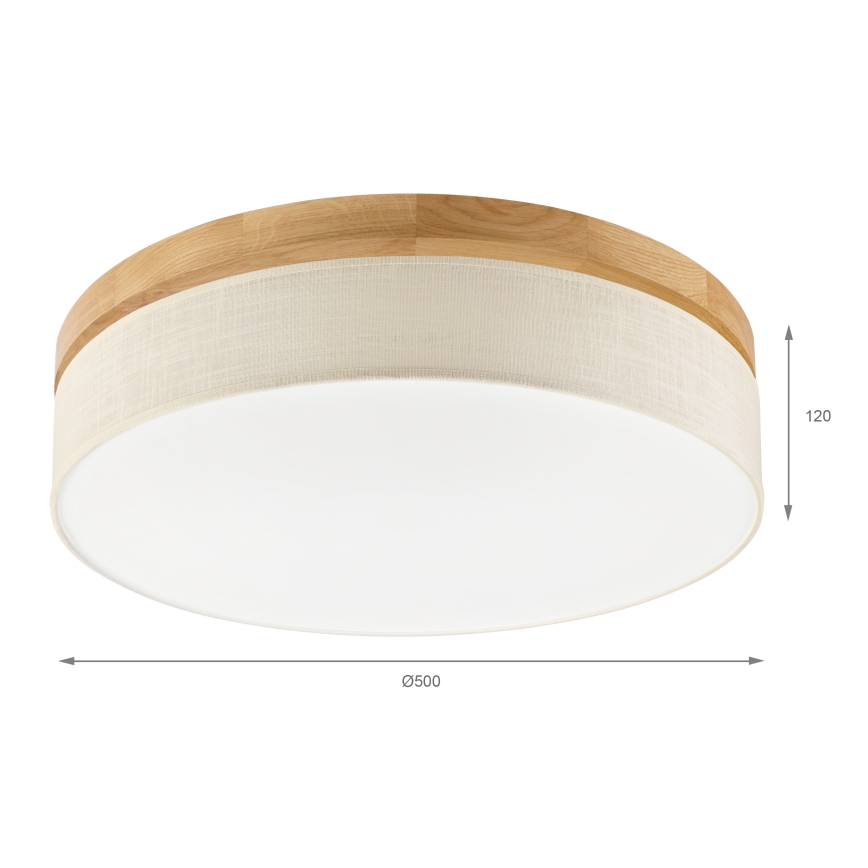 Brilagi - LED taklampor BELLADONNA LED/36W/230V 50 cm kräm/vit ek
