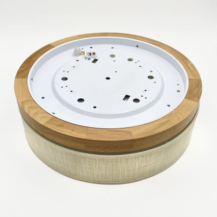 Brilagi - LED Taklampor BELLADONNA LED/36W/230V diameter 40 cm krämfärgad/ek