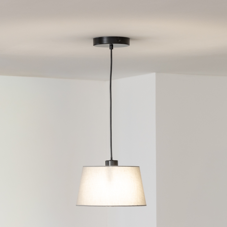 Brilagi - LED-takpendel med vajer CERIA 1xE27/40W/230V Ø 25 cm grå