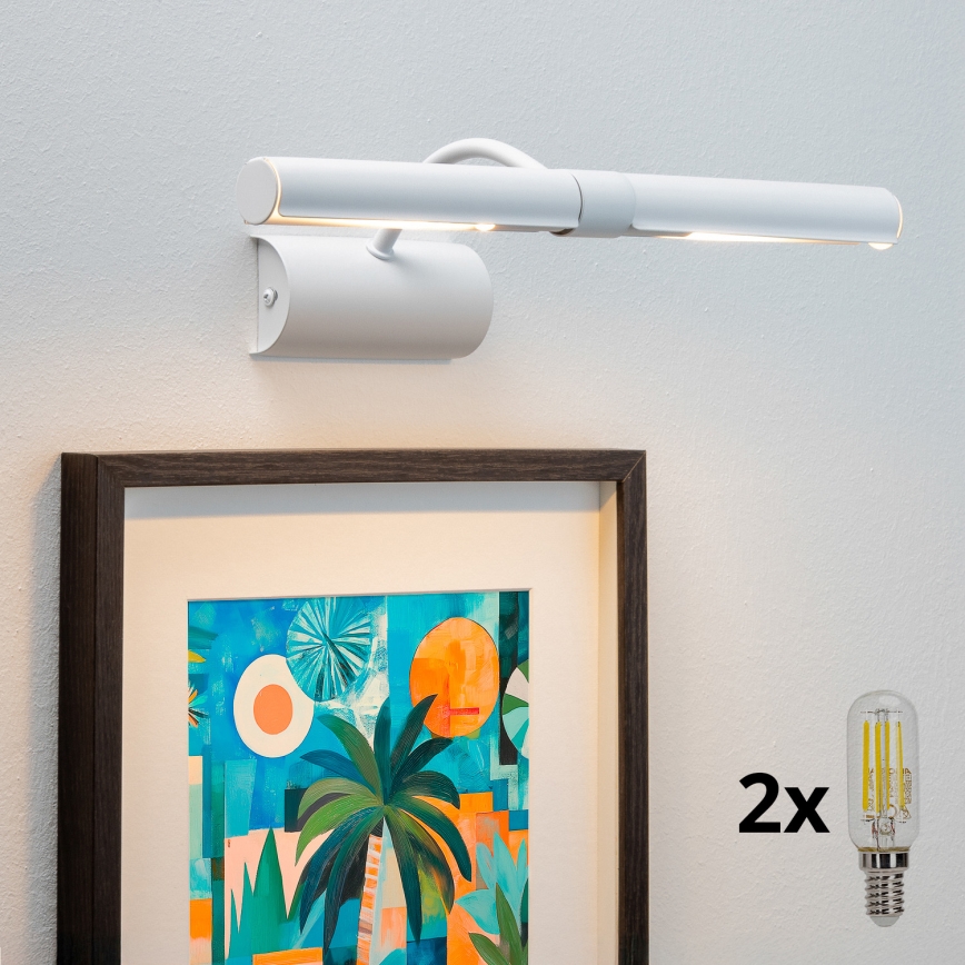 Brilagi - LED tavelbelysning DANAE 2xE14/4W/230V 3000K vit